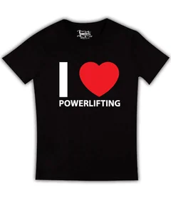 I love powerlifting на черной